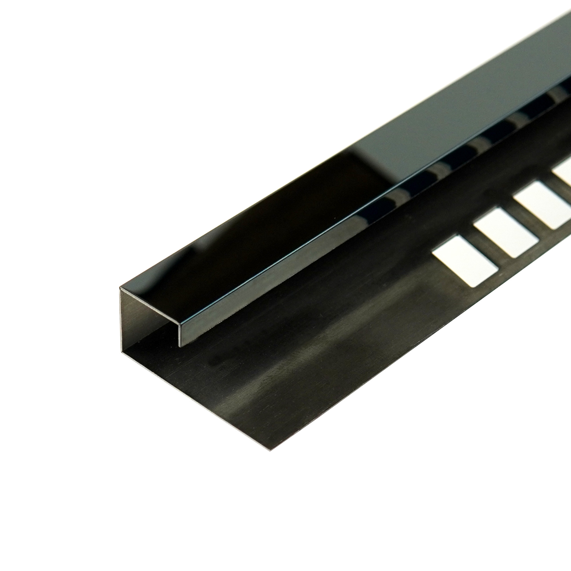 Czarna listwa stalowa typu Q 14mm